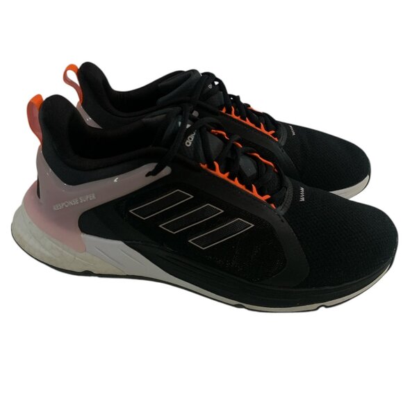 Adidas Response Super 2.0 Running Shoes Women's 11 Black Pink Trainers - Picture 4 of 13